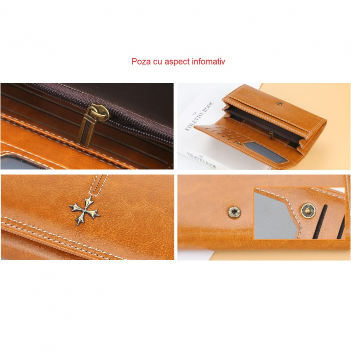 Portofel Dama, Baellerry, ZX-N1826, 19x10x3 cm [7]