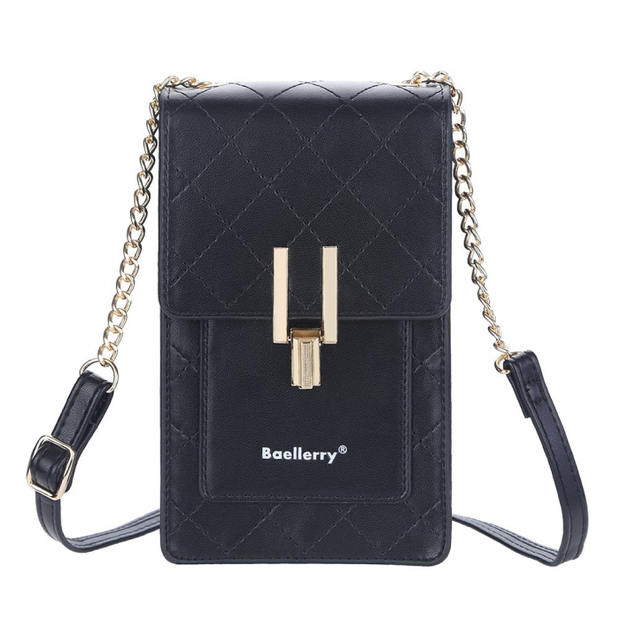 Portofel Dama, Baellerry, ZX-N1893, Negru, 19x11x5 cm [1]