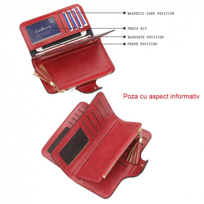 Portofel Dama, Baellerry, ZX-N2341, 19x10x3 cm [5]
