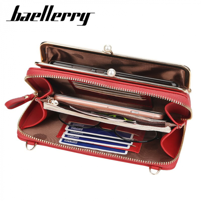 Portofel Dama, Baellerry, ZX-N8586, multicolor-Negru, 20x11x5 cm [4]