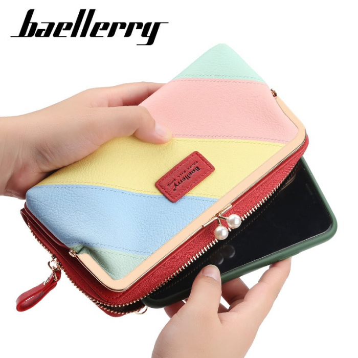 Portofel Dama, Baellerry, ZX-N8586, multicolor-Negru, 20x11x5 cm [5]