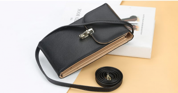 Portofel Dama, Doris, 4618, Negru, 20x10x2.5 cm [2]
