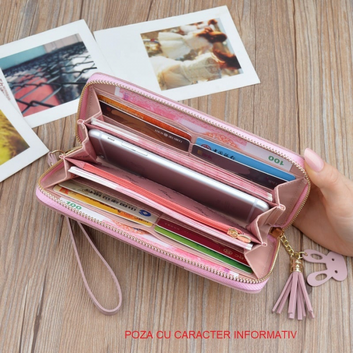 Portofel Dama, FASHION, TQ-Y-2110, 19.5x9.5x2.5 cm [4]