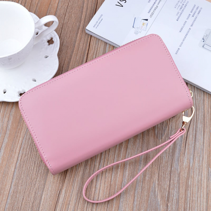 Portofel Dama, Manydi Fashion, 1696, Roz, 19.5x9.5x4 cm [4]