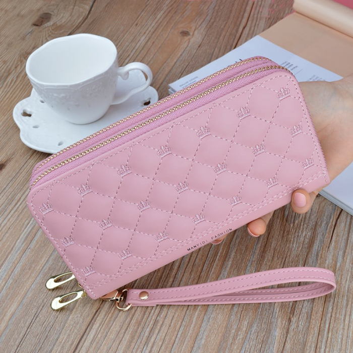Portofel Dama, Manydi Fashion, 1696, Roz, 19.5x9.5x4 cm [1]