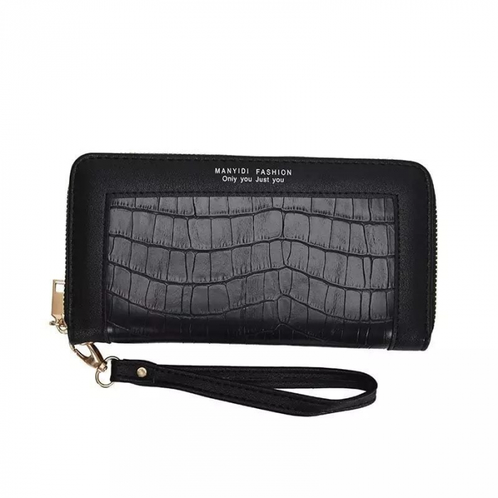 Portofel Dama, Manydi Fashion, TQ-Y-2289, Negru, 19.5X9.5x2.8 cm [6]