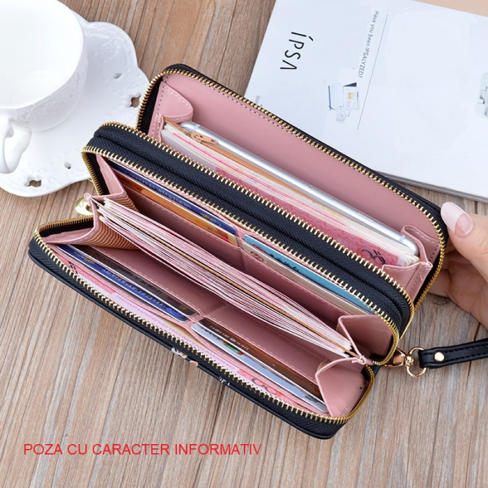 Portofel Dama, MANYDI, TQ-Y-7013, 19.5x9.5x4 cm [4]