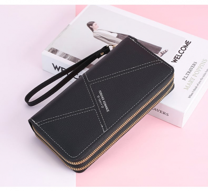 Portofel Dama, Nova, 5026,Negru, 19.3X10x3.9 cm [2]