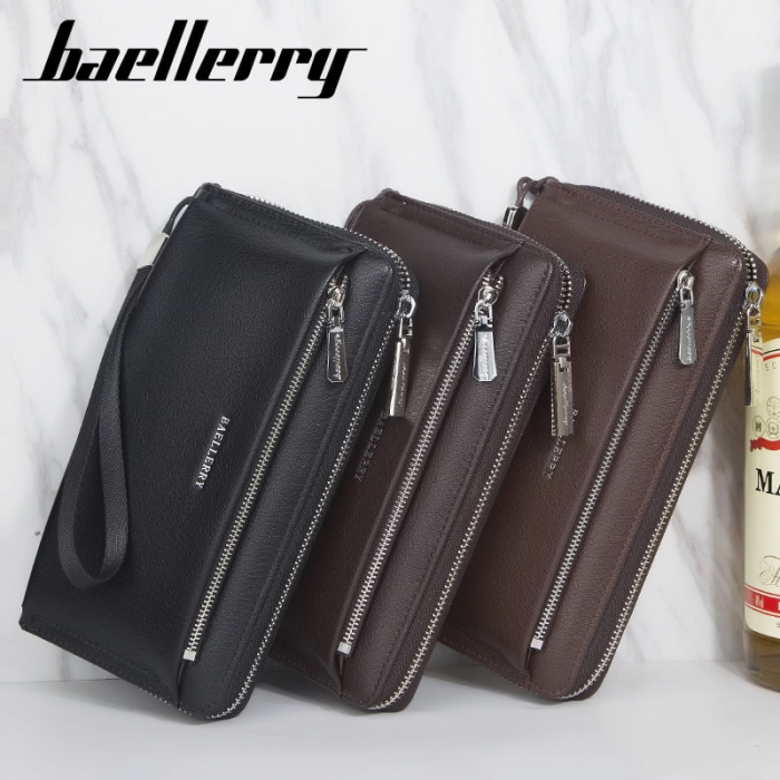 Portofel Unisex Baellerry, PD725, Negru, 22x11x4 cm [5]