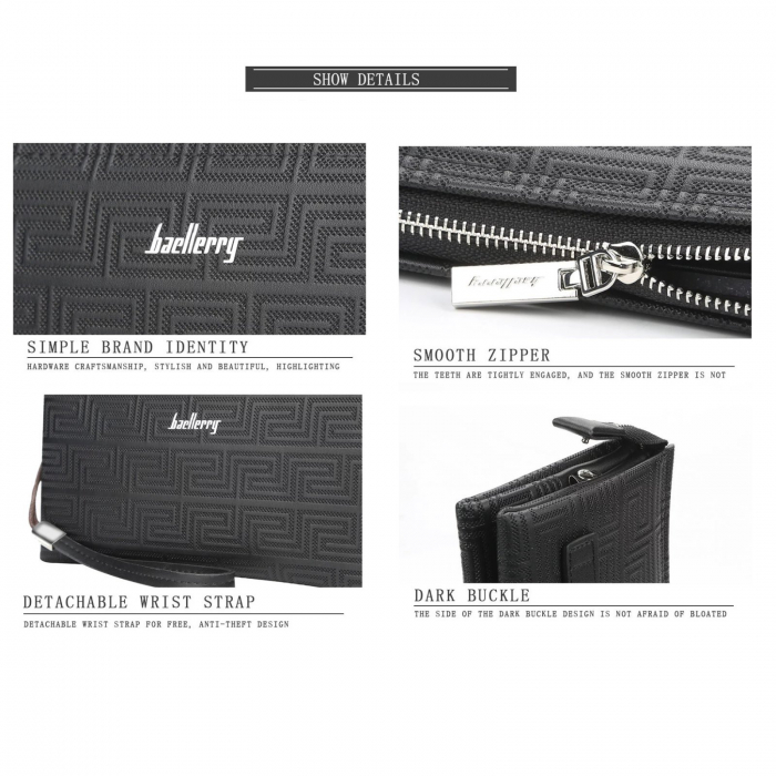 Portofel Unisex, Baellerry, ZX-N1918 , 23x13x3 cm [6]