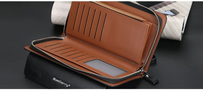 Portofel Unisex BAELLERRY, ZX-S6708, 22x12x4 cm [4]