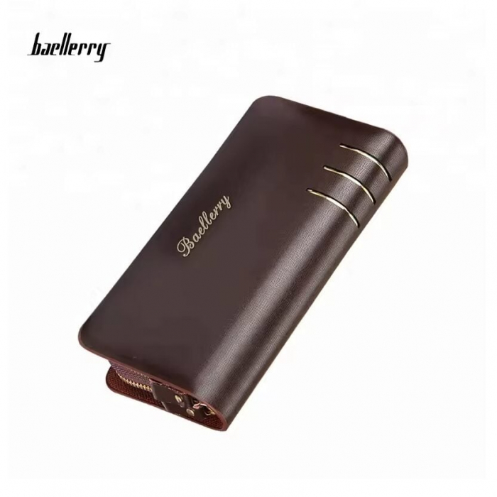 Portofel Unisex, Dama, Barbati, Baellerry, ZX-S6111, Cafeniu, 20.5x10.5x4 cm [5]