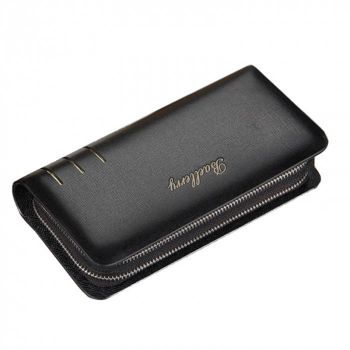 Portofel Unisex, Dama, Barbati, Baellerry, ZX-S6111, Negru, 20.5x10.5x4 cm [5]