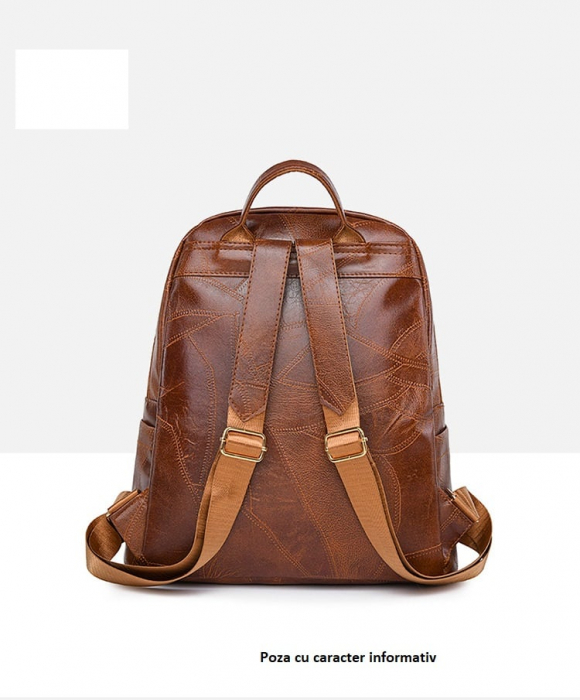 Rucsac dama, Ambrosia, 5018, Negru 34x32x12 cm [9]