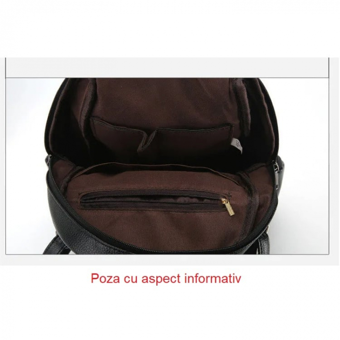 Rucsac dama AVAMSI BS-6701-2, Rosu, 30x35x14 cm [3]