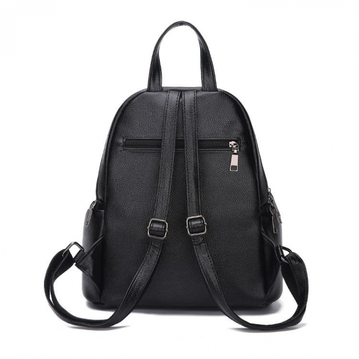 Rucsac dama AVAMSI BS-6701, Negru,  30x35x14 cm [3]