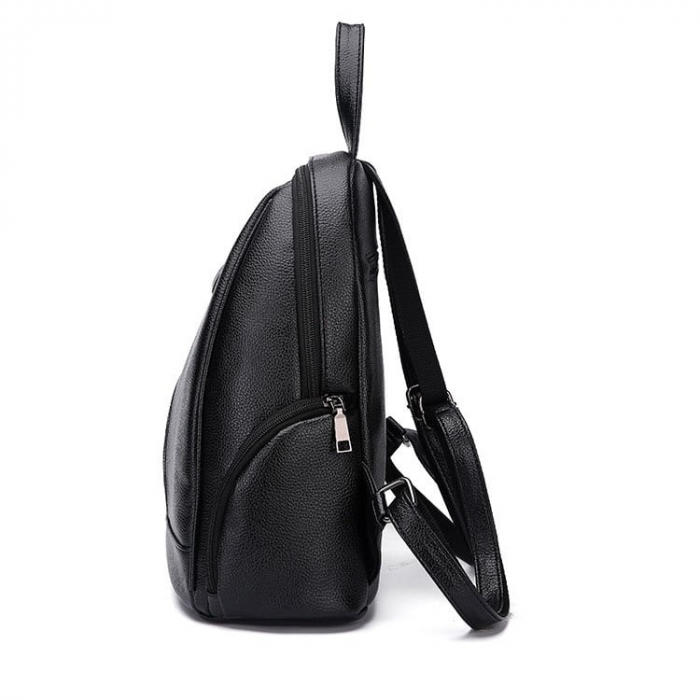 Rucsac dama AVAMSI BS-6701, Negru,  30x35x14 cm [4]