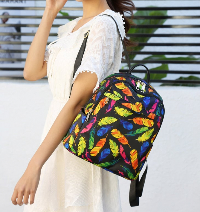 Rucsac dama AVAMSI FS-E-302, Multicolor, 30x27x13 cm [2]