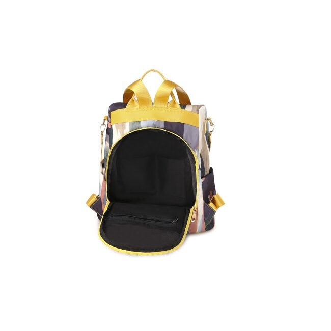 Rucsac dama AVAMSI NN-9929, Gri-Multicolor, 33x31x12 cm [2]