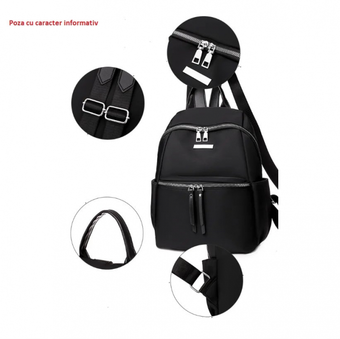 Rucsac dama AVAMSI XL-9929, Rosu ,34X26X12 cm [4]