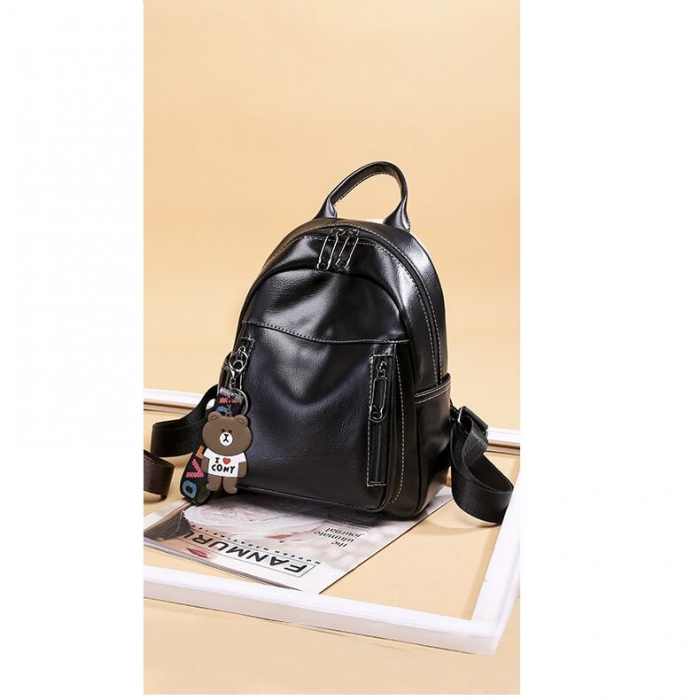 Rucsac Dama Avamsi, YL-809, Negru, 27X22X9 cm [2]