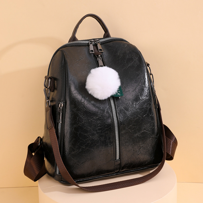 Rucsac dama, AVAMSI, YL-AL-1, Negru, 30x28x13 cm [2]