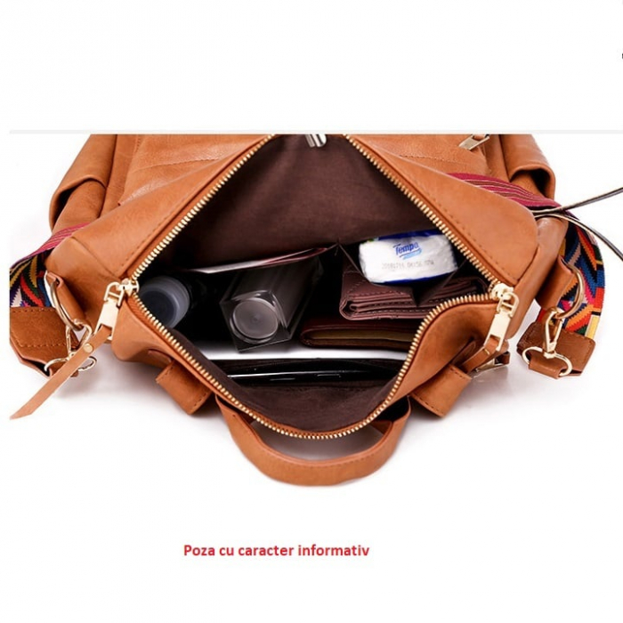 Rucsac dama, AVAMSI, ZLD-0297, 36x33x15 cm [5]