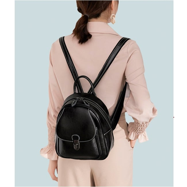 Rucsac dama, Celine Noir, 5039, Negru, 27x22x9.5 cm [2]