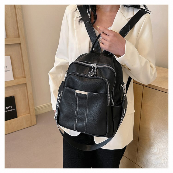 Rucsac dama, Cleo, 5415 Negru 30x23x17 cm [5]