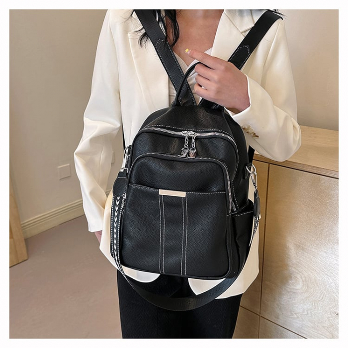 Rucsac dama, Cleo, 5415 Negru 30x23x17 cm [4]