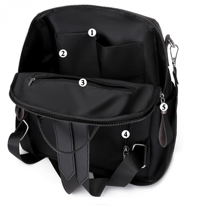 Rucsac dama, Dora WH17, 32x30x16 cm [6]