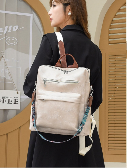 Rucsac dama, Elena, RD772, Negru, 33x32x15 cm [3]