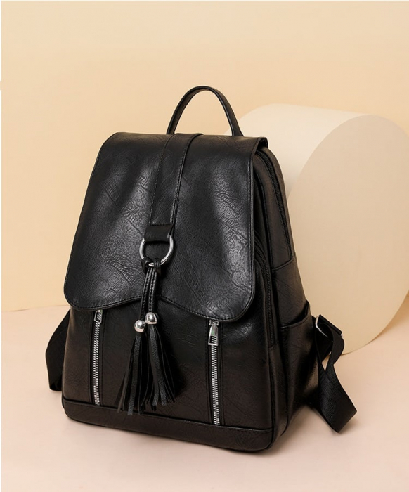 Rucsac dama, Esmeralda, RD776, Negru, 34x26x16 [3]