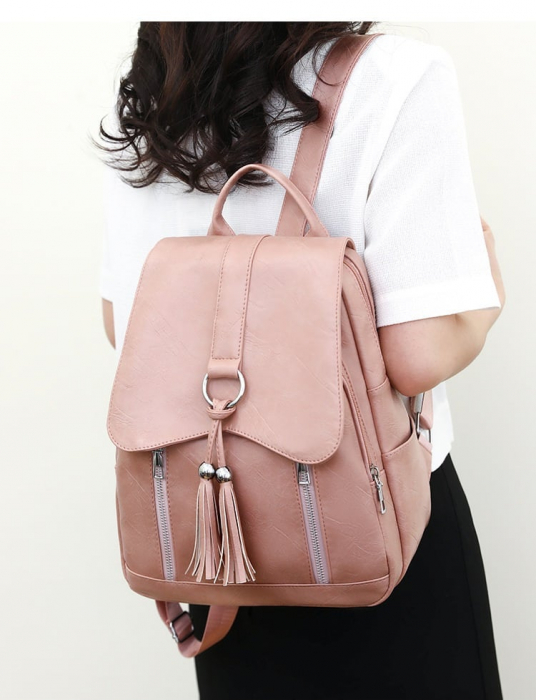Rucsac dama, Esmeralda, RD776, Negru, 34x26x16 [3]