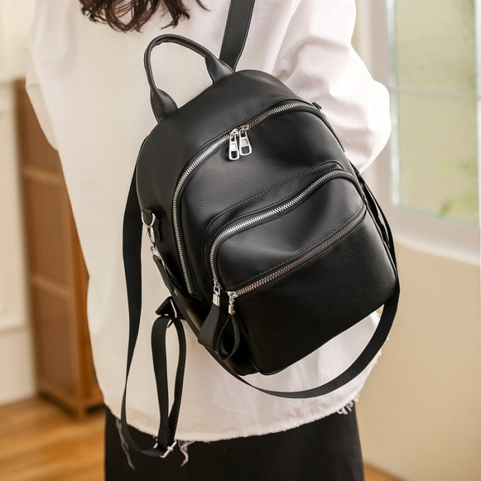 Rucsac dama, Ioana, RD739, Negru, 31x26x15 cm [12]
