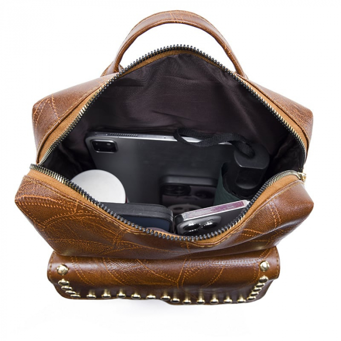 Rucsac dama, Isadora, 5016, Negru, 34x30x14 cm [8]