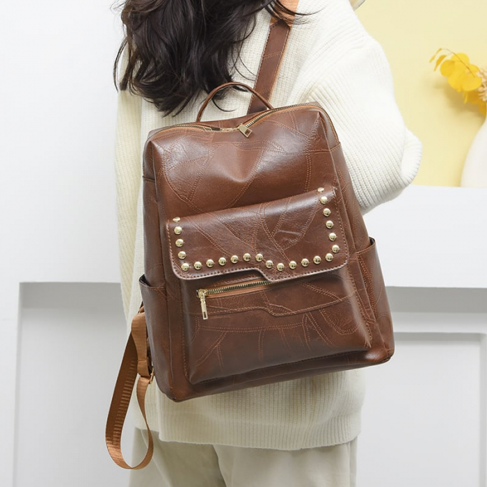 Rucsac dama, Isadora, 5016, Negru, 34x30x14 cm [9]