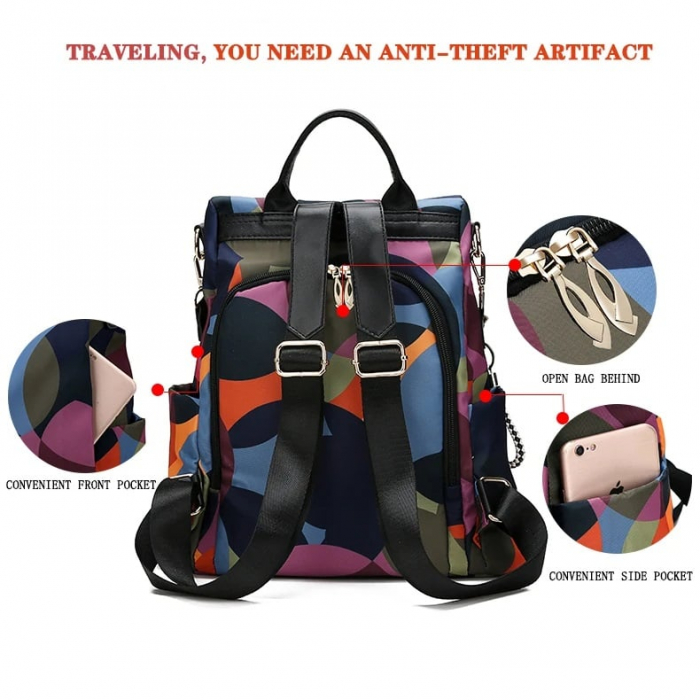 Rucsac dama, Kiki WB01, 32x32x15cm [11]