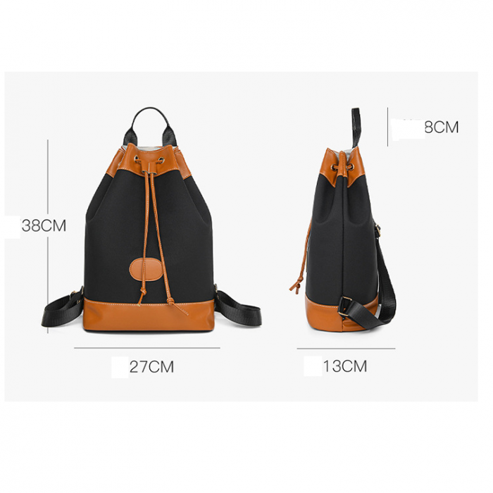 Rucsac dama Opal, 5015, Negru, 38x27x13 cm [6]