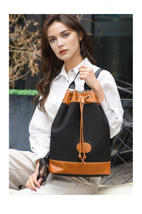 Rucsac dama Opal, 5015, Negru, 38x27x13 cm [8]