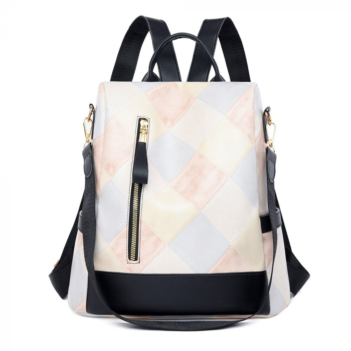 Rucsac dama, Paula, RD735, Alb, 32x32x14 cm [1]