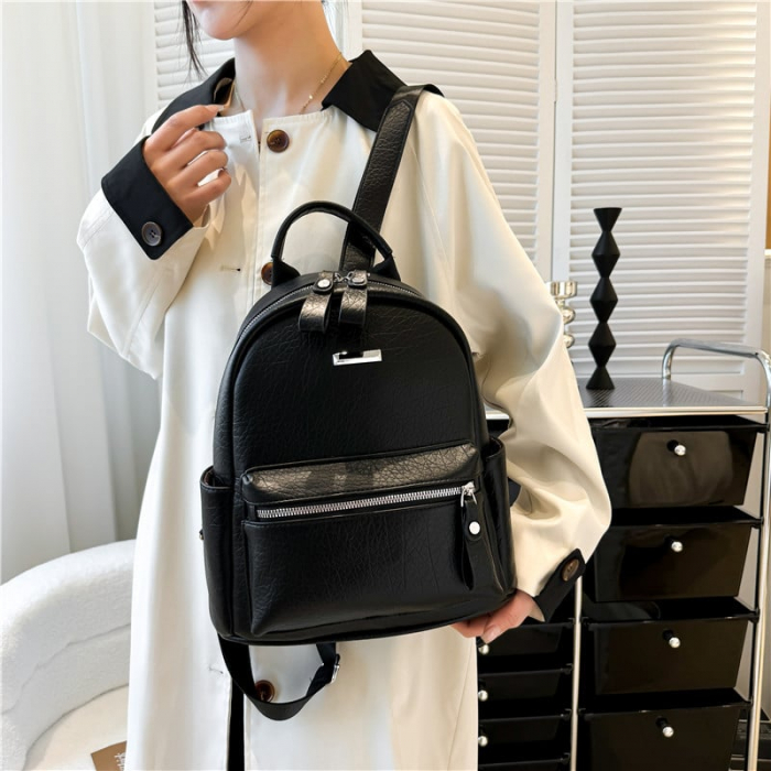 Rucsac dama Peru, 5413, Negru, 30x15x27 cm [6]