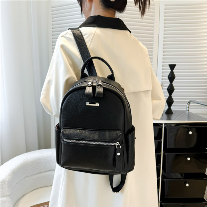 Rucsac dama Peru, 5413, Negru, 30x15x27 cm [5]