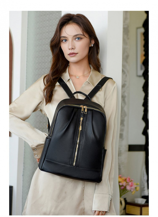 Rucsac dama Rose, 5417, Negru, 36x33x17 cm [5]