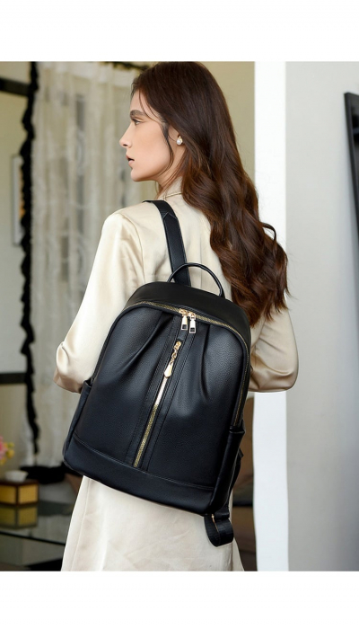 Rucsac dama Rose, 5417, Negru, 36x33x17 cm [6]