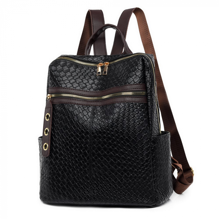 Rucsac dama, Sia, RD774, Negru, 33x30x15 cm [1]