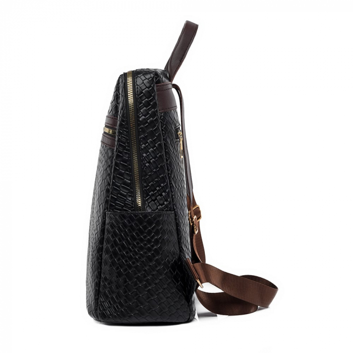 Rucsac dama, Sia, RD774, Negru, 33x30x15 cm [4]