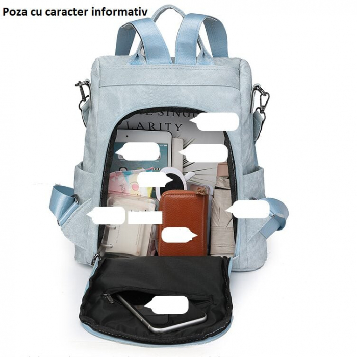Rucsac dama, Stela WB54, 33x33x13cm [7]