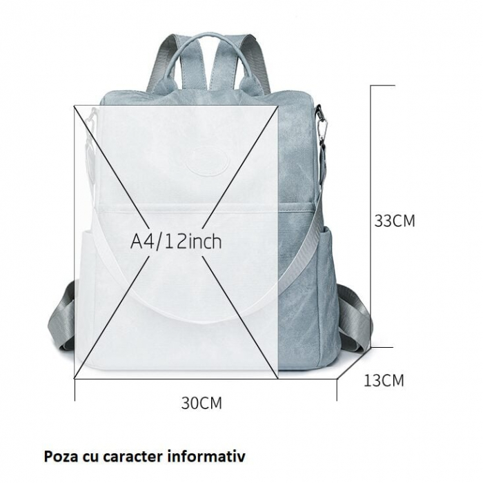 Rucsac dama, Stela WB54, 33x33x13cm [6]