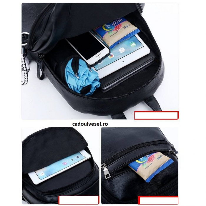 Rucsac dama, Tia WH22, 30x26x11 cm [6]